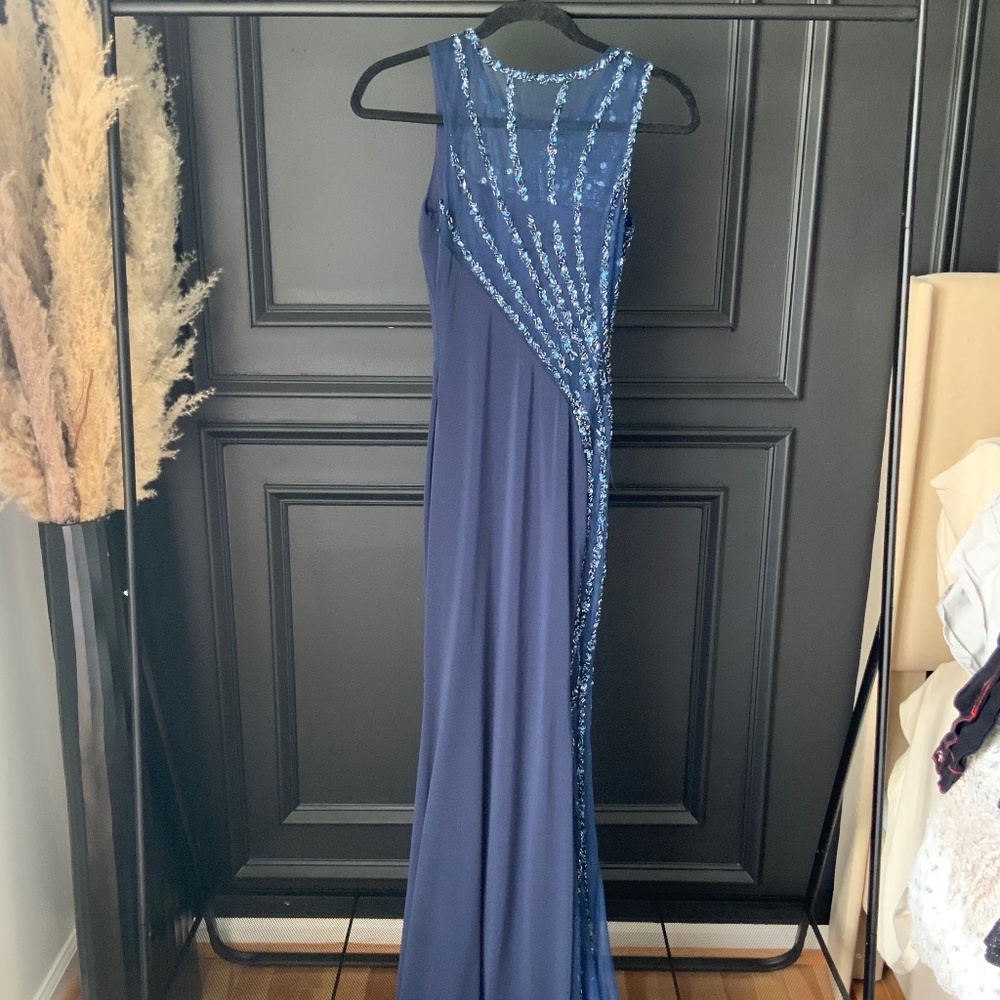 Navy Blue Formal Dress